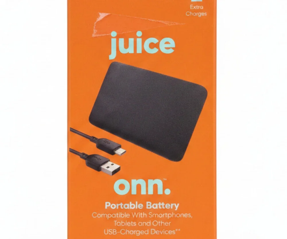 Onn Portable Battery 8000mAh compatible with Smartphones (New / Open Package)